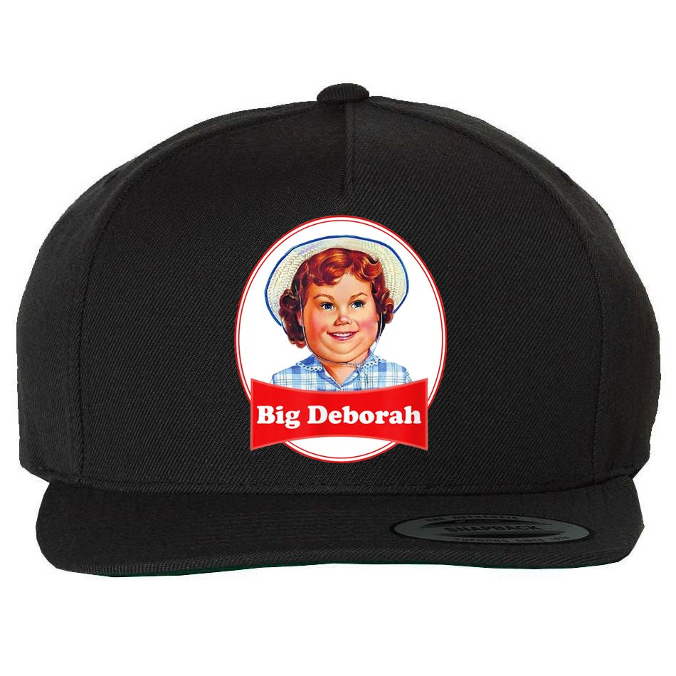 Big Deborah Funny Big Deborah Wool Snapback Cap