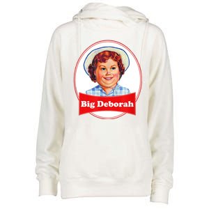 Big Deborah Funny Big Deborah Womens Funnel Neck Pullover Hood