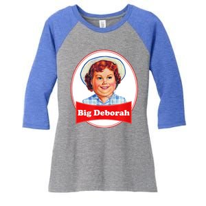 Big Deborah Funny Big Deborah Women's Tri-Blend 3/4-Sleeve Raglan Shirt