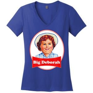 Big Deborah Funny Big Deborah Women's V-Neck T-Shirt