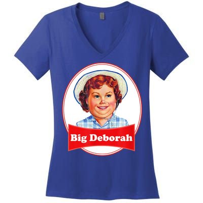 Big Deborah Funny Big Deborah Women's V-Neck T-Shirt