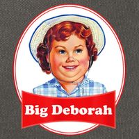 Big Deborah Funny Big Deborah Cotton Canvas Backpack