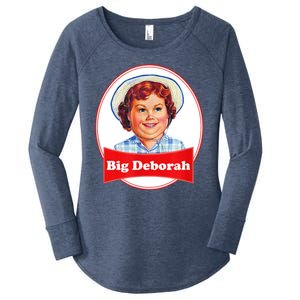 Big Deborah Funny Big Deborah Women's Perfect Tri Tunic Long Sleeve Shirt