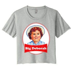 Big Deborah Funny Big Deborah Women's Crop Top Tee