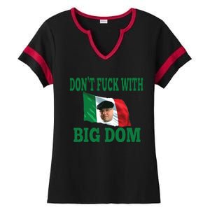 Big Dom Football Ladies Halftime Notch Neck Tee