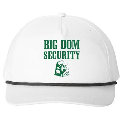 Big Dom Football Snapback Five-Panel Rope Hat