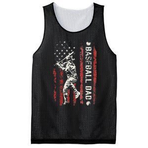 Baseball Dad Flag Gifts Dad Baseball Fathers Day Mesh Reversible Basketball Jersey Tank