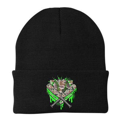 Baseball Drip For Ice Cream Dripping Baseball Camo Beanie
