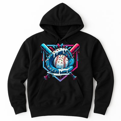 Baseball Drip For Ice Cream Drip Baseball Hoodie