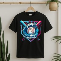 Baseball Drip For Ice Cream Drip Baseball T-Shirt