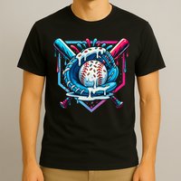 Baseball Drip For Ice Cream Drip Baseball T-Shirt