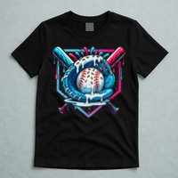 Baseball Drip For Ice Cream Drip Baseball T-Shirt
