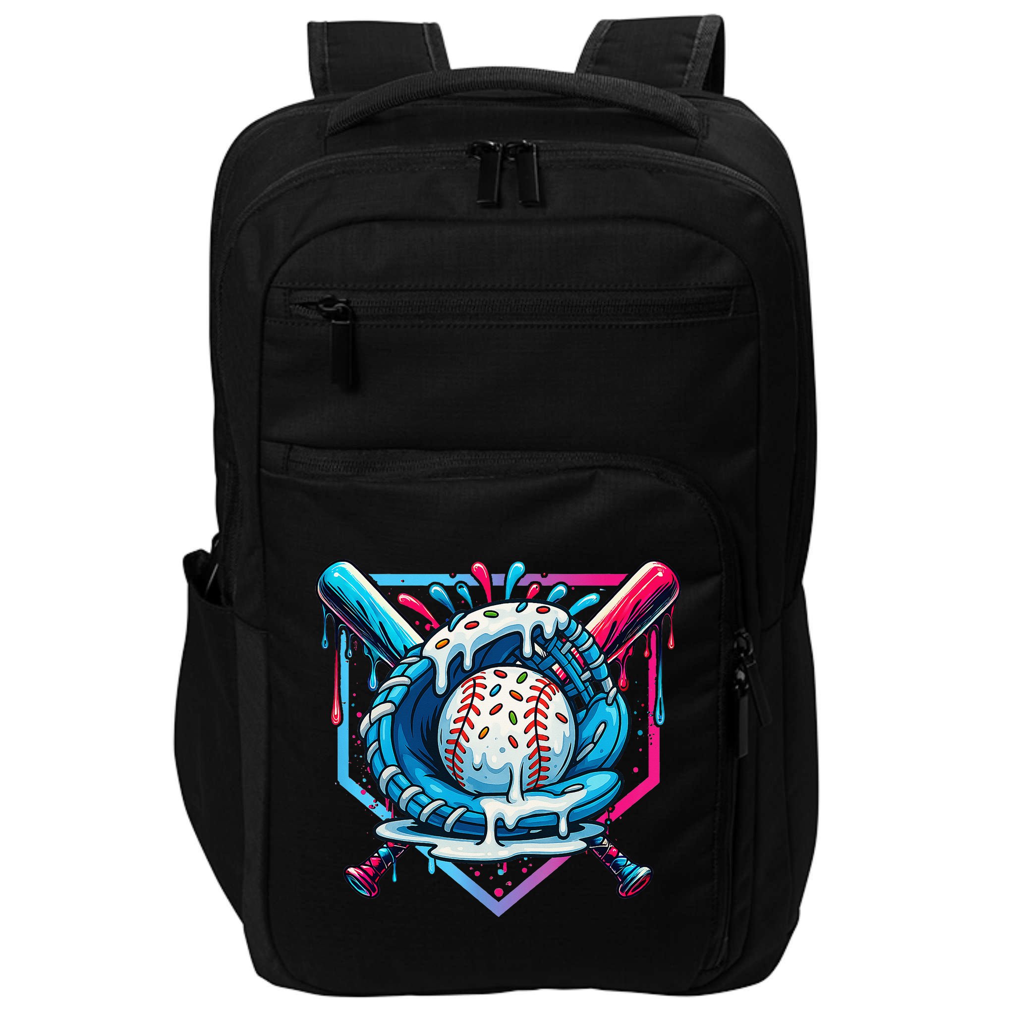 Baseball Drip For Ice Cream Drip Baseball Impact Tech Backpack