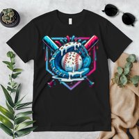 Baseball Drip For Ice Cream Drip Baseball Premium T-Shirt