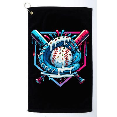 Baseball Drip For Ice Cream Drip Baseball Golf Towel