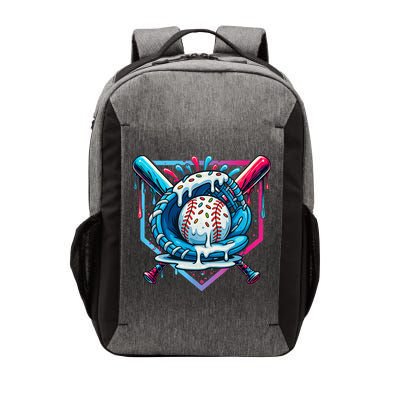Baseball Drip For Ice Cream Drip Baseball Vector Backpack