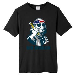 Ben Drankin Franklin Us President 4th Of July Beer Ing Cool Gift Tall Fusion ChromaSoft Performance T-Shirt