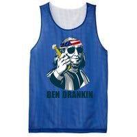 Ben Drankin Franklin Us President 4th Of July Beer Ing Cool Gift Mesh Reversible Basketball Jersey Tank