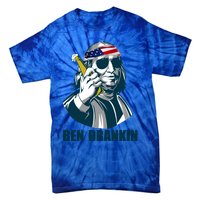 Ben Drankin Franklin Us President 4th Of July Beer Ing Cool Gift Tie-Dye T-Shirt