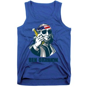 Ben Drankin Franklin Us President 4th Of July Beer Ing Cool Gift Tank Top