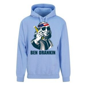 Ben Drankin Franklin Us President 4th Of July Beer Ing Cool Gift Unisex Surf Hoodie