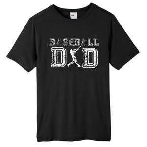 Baseball Dad Funny Fathers Day Gift For Daddy Papa Father Tall Fusion ChromaSoft Performance T-Shirt