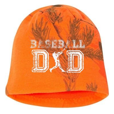 Baseball Dad Funny Fathers Day Gift For Daddy Papa Father Kati - Camo Knit Beanie