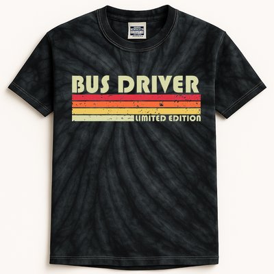BUS DRIVER Funny Job Title Profession Birthday Worker Idea Kids Tie-Dye T-Shirt