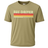 BUS DRIVER Funny Job Title Profession Birthday Worker Idea Cooling Performance Crew T-Shirt