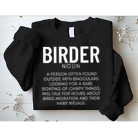 Birder Definition Funny Bird Watching Sweatshirt