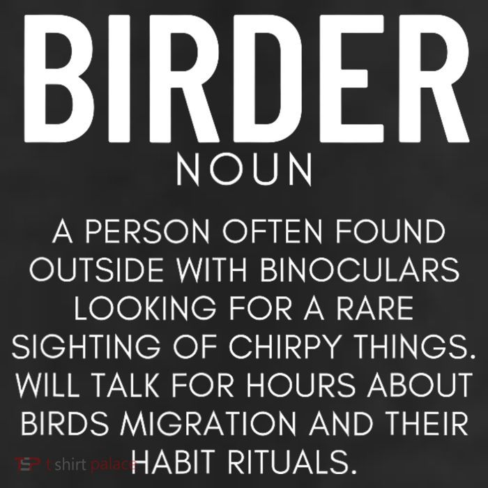 Birder Definition Funny Bird Watching Adult Drive Performance Visor