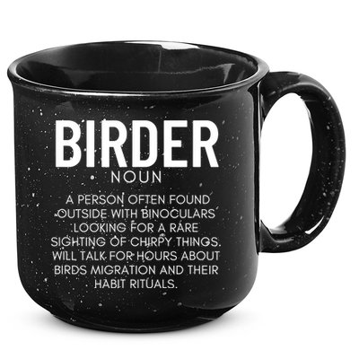 Birder Definition Funny Bird Watching 15oz Campfire Ceramic Mug