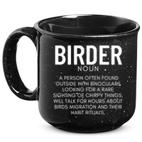 Birder Definition Funny Bird Watching 15oz Campfire Ceramic Mug