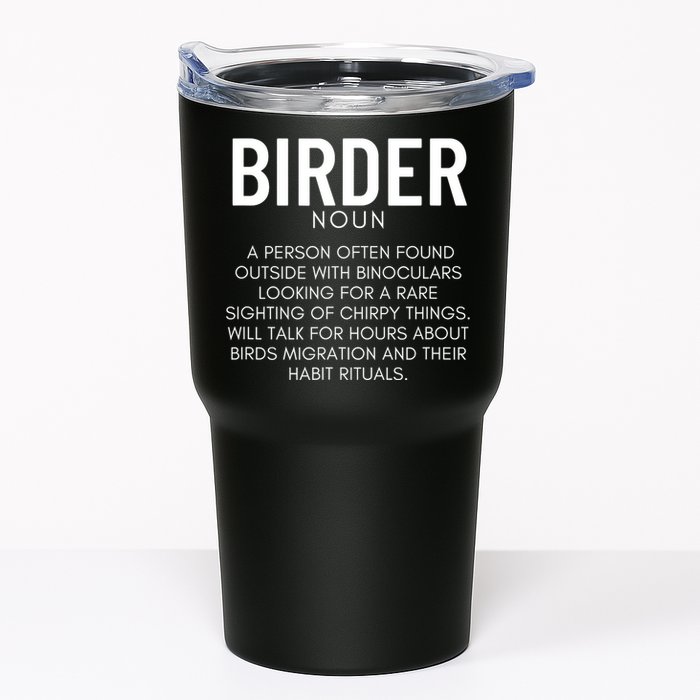 Birder Definition Funny Bird Watching Tumbler