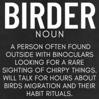 Birder Definition Funny Bird Watching Large Microfiber Waffle Golf Towel