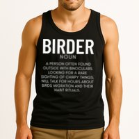 Birder Definition Funny Bird Watching Tank Top