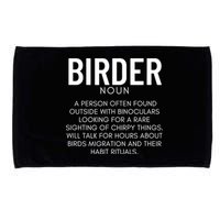 Birder Definition Funny Bird Watching Microfiber Hand Towel