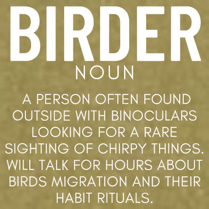 Birder Definition Funny Bird Watching Garment-Dyed Women's Muscle Tee