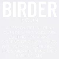 Birder Definition Funny Bird Watching Garment-Dyed Sweatshirt