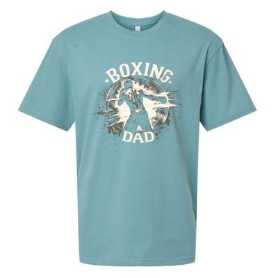 Boxing Dad FatherS Day For Boxing Lover Cute Gift Sueded Cloud Jersey T-Shirt