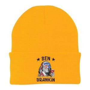 Ben Drankin Funny 4th Of July Knit Cap Winter Beanie