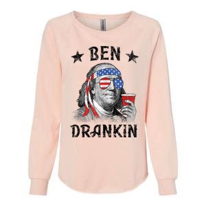 Ben Drankin Funny 4th Of July Womens California Wash Sweatshirt