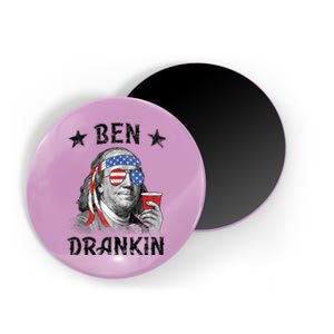 Ben Drankin Funny 4th Of July Magnet