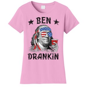 Ben Drankin Funny 4th Of July Women's T-Shirt