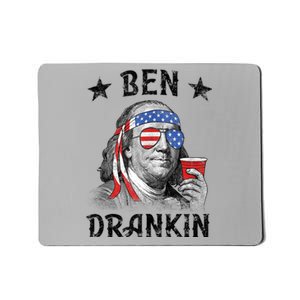 Ben Drankin Funny 4th Of July Mousepad