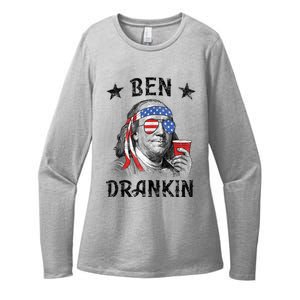 Ben Drankin Funny 4th Of July Womens CVC Long Sleeve Shirt