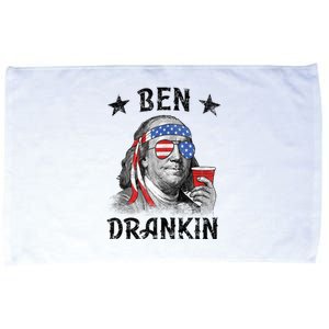 Ben Drankin Funny 4th Of July Microfiber Hand Towel