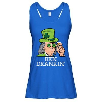 Ben Drankin Funny Saint Paddys St Patricks Day Great Gift Ladies Essential Flowy Tank