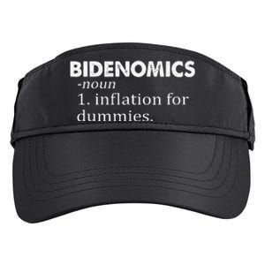 Bidenomics Definition Funny AntiBiden Adult Drive Performance Visor