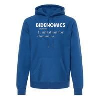 Bidenomics Definition Funny AntiBiden Premium Hoodie